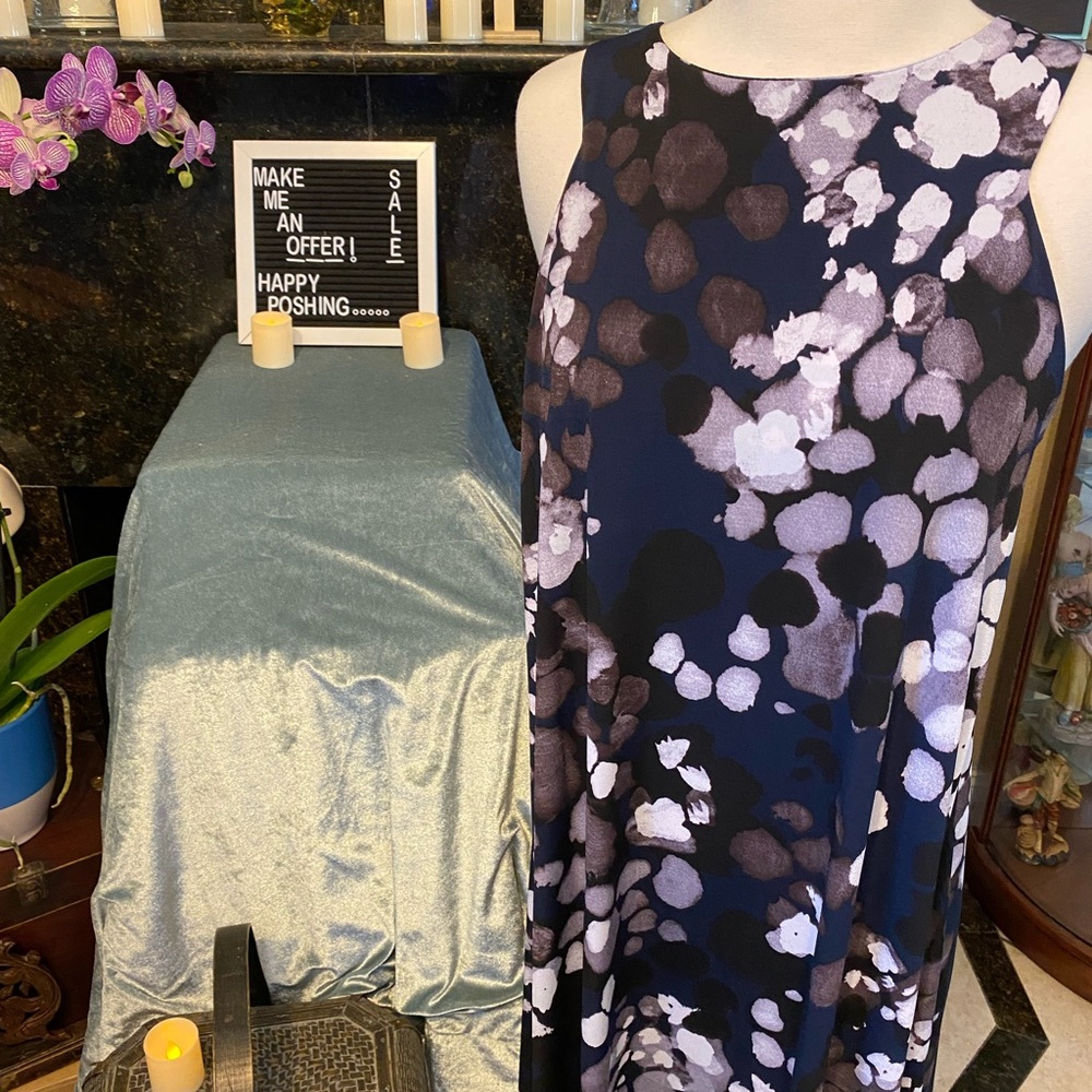 Ciara Sun Woo-Multi-color (Black/Purple) Dress. Size X-Small.